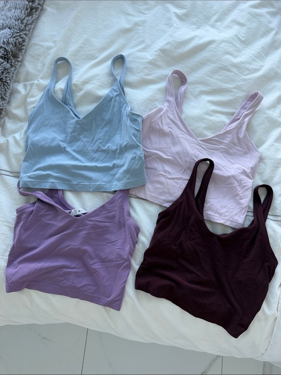lululemon athletica Tops - lululemon athletica align Tank Tops lot Light Blue, Lilac, Lavender, burgundy